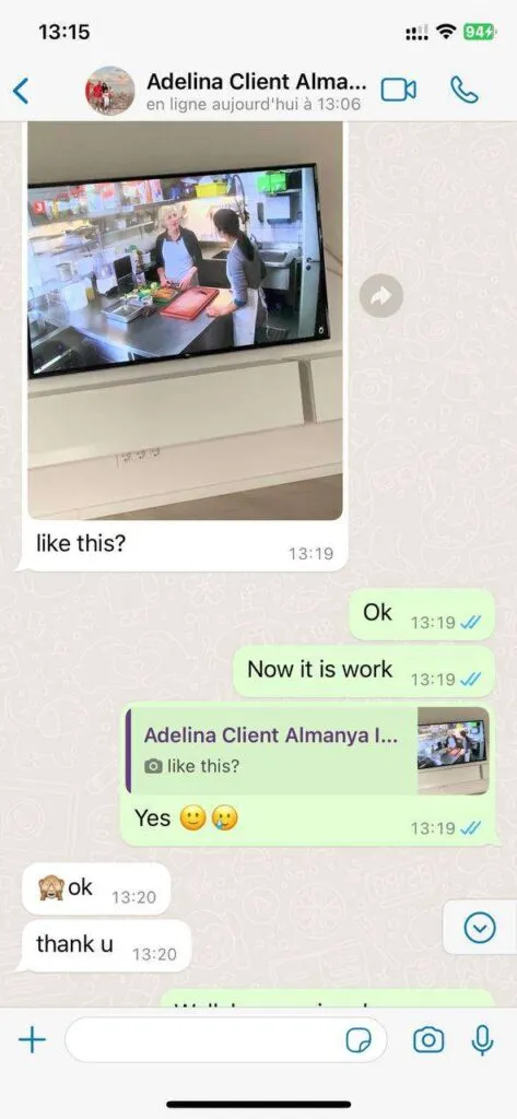Provided support conversation screenshots preview 4